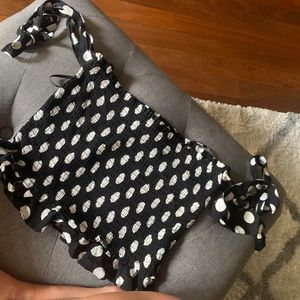 Polka dot crop top from F21
